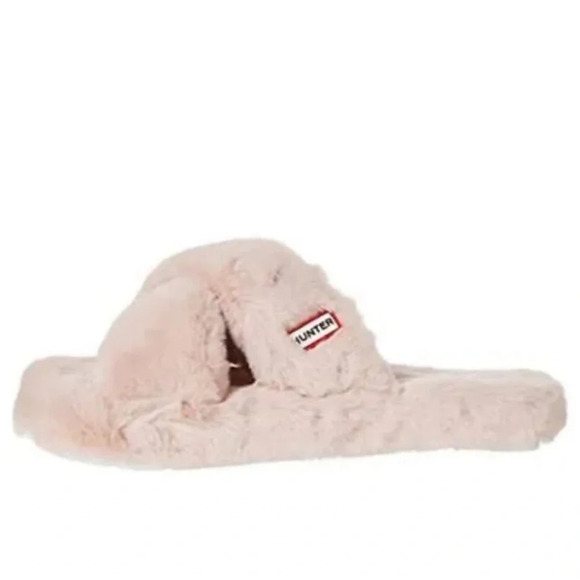 New Hunter Faux Fur Flatform Slide Crossover Straps Vegan
Sandals Pink Size 6 - Picture 6 of 16